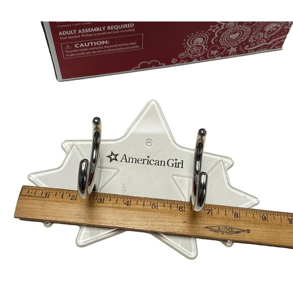 American Girl Doll Stand Truly Me Clear Acrylic New in Box - Picture 6 of 9